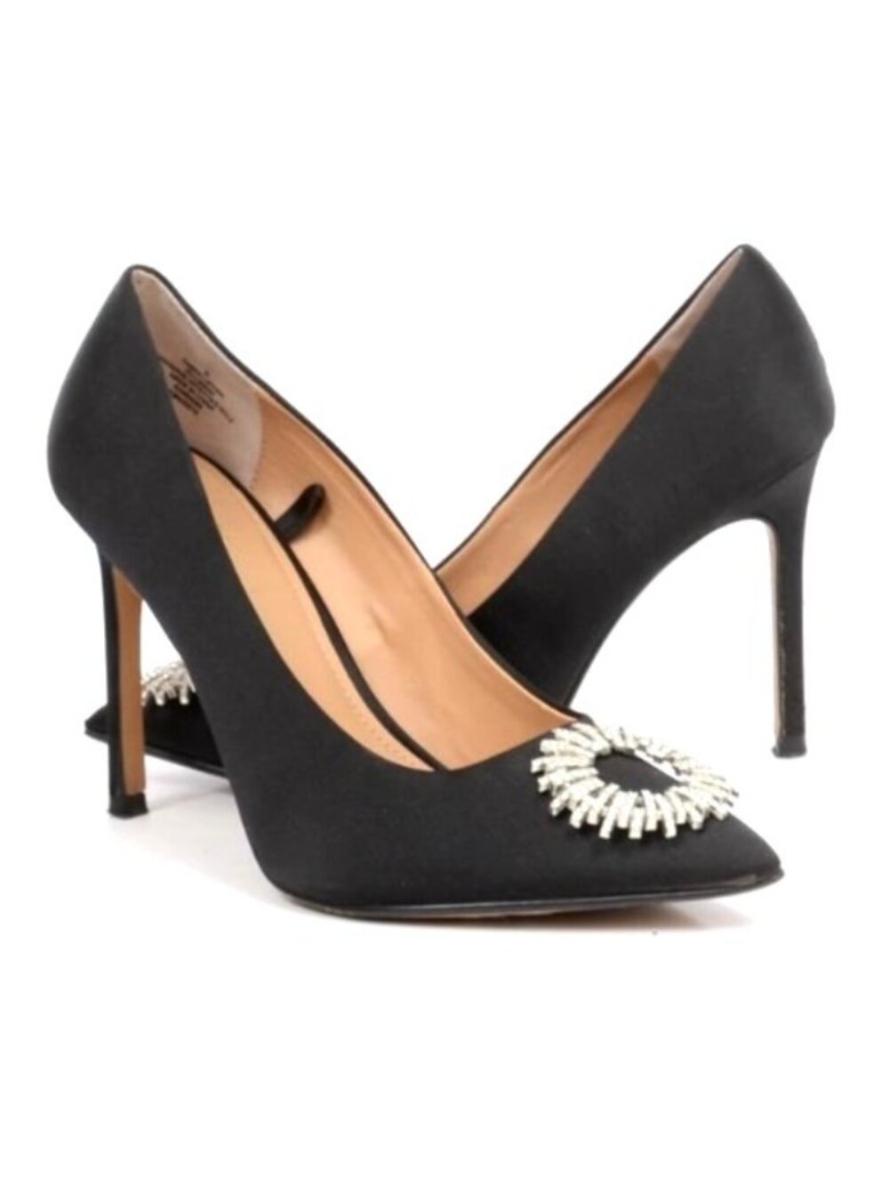 Express Women's 8 Dressy Rhinestone Sparkly High Heel Pointed Toe Formal Pumps